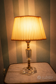 Elegante Lampada Vintage Bel Kristall in Cristallo