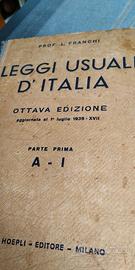 Libri LEGGI USUALI D'ITALIA