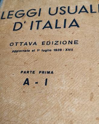 Libri LEGGI USUALI D'ITALIA