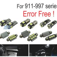 KIT 12 LAMPADE LED INTERNE PER PORSCHE 911 997 CAR