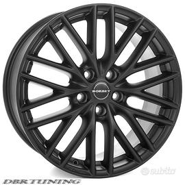 Cerchi lega 17 BORBET BS5 Matt Black MINI AUDI VW