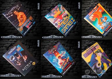 👾 x4 Giochi ✓ Sega Mega Drive [ Lotto ] 👾