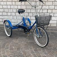 Bici bicicletta tre ruote triciclo
