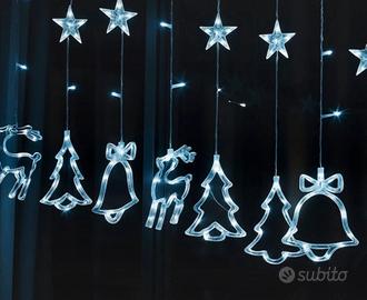 Catena luminosa natalizia LED bianco freddo