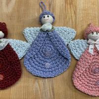 Angioletti decorativi natalizi crochette