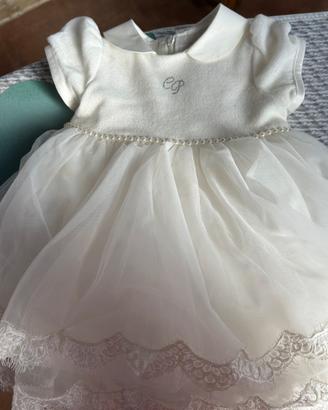 Vestito battesimo bimba Carlo Pignatelli