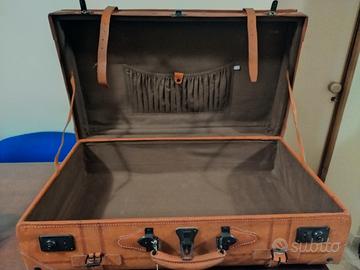 valigia in vera pelle rigida