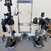 Tavolo gemellare lampada a fessura Haag-Streit