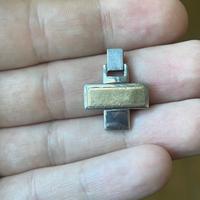 Ciondolo A Forma Di Croce Color  E Oro Morellato