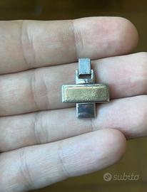 Ciondolo A Forma Di Croce Color  E Oro Morellato