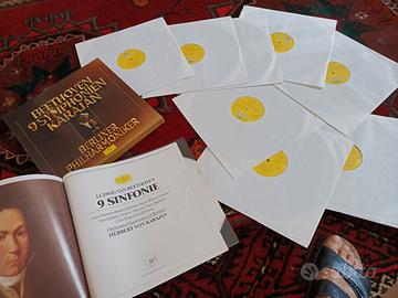 Cofanetto LP 9 sinfonie Beethoven/Karajan