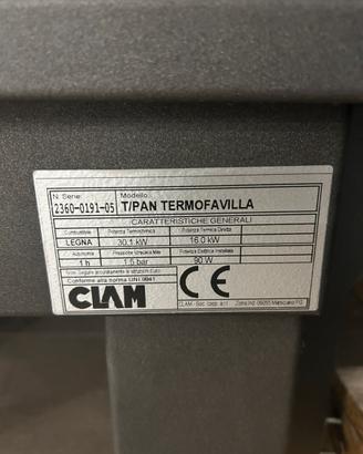 Termocamino T/pan prismatico 30kw  clam