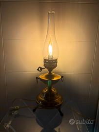 Lampada Tavolo Ottone Stile Kosmos Anni 60