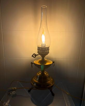 Lampada Tavolo Ottone Stile Kosmos Anni 60