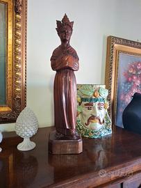Statua sacra in legno 