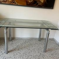 tavolo vetro trasparente