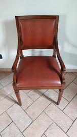 Sedia d'Accento Scenografica Luigi XVI