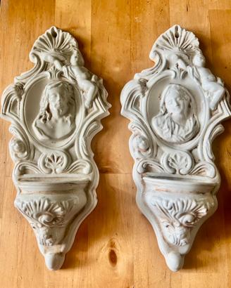 Acquasantiere in ceramica