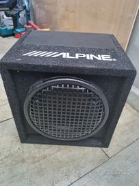 subwoofer alpine +amplificatore 