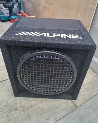 subwoofer alpine +amplificatore 