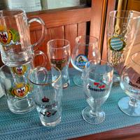 Collezione bicchieri birra