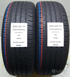 2 GOMME 225 60 17 CONTINENTAL BR2209