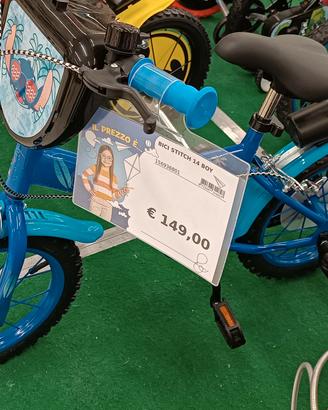 bici bimbo bimba stich