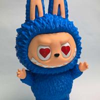 Bambola Labubu stampa 3d, occhi multi color, 24cm