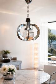 Lampadario vintage anni ’60/’70 in stile Mazzega