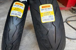 SET PNEUMATICI 120/70R17 190/55R17