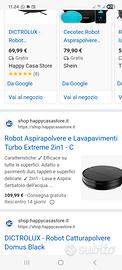 robot aspira pavimenti