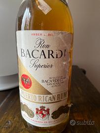 Rarità: Bacardi Superior Amber label anni 70