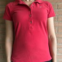 Polo da donna rossa  in cotone, Pull Love, S