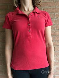Polo da donna rossa  in cotone, Pull Love, S