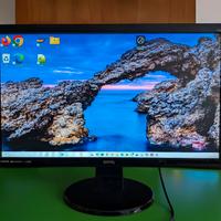 monitor 24 pollici + cuffie bluetooth 