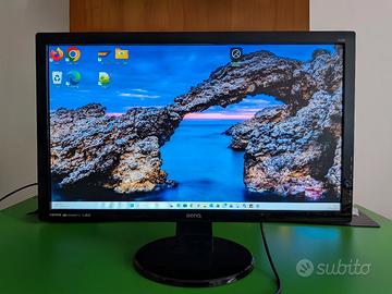 monitor 24 pollici + cuffie bluetooth 