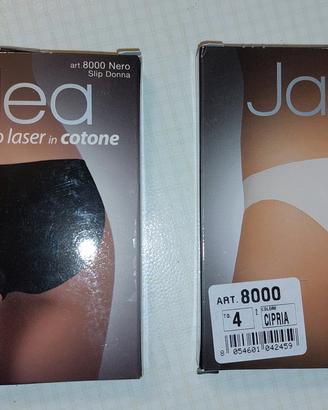 N. 2 Slip donna cotone taglio laser Jadea