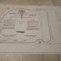 Mounting template plinth THORENS TD 124 scala 1a1