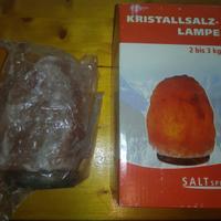 Lampada di cristalli di sale rosa