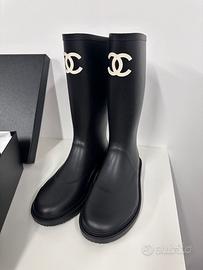 Stivali chanel gomma donna