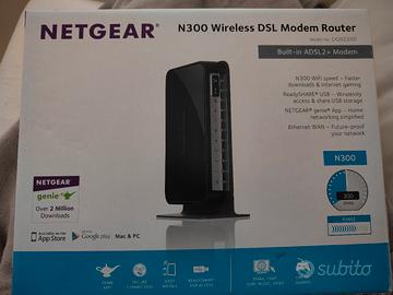 Netgear N300 wireless DSL modem router