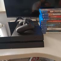 PS4 1TB + 11 giochi+ controller non originale