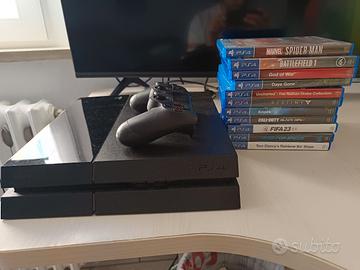 PS4 1TB + 11 giochi+ controller non originale
