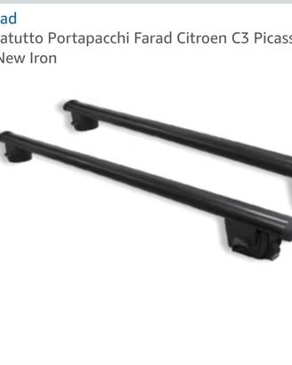 Barre portatutto portapacchi Farad Citroën C3 5p