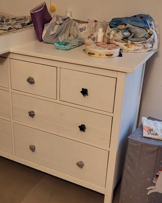 Cassettiera HEMNES  (Ikea) 8 cassetti, bianco. 