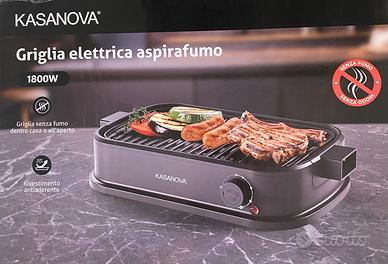 Griglia elettrica aspirafumo