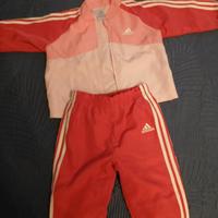 Tuta completo Adidas bambina 12-18 mesi