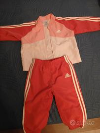 Tuta completo Adidas bambina 12-18 mesi