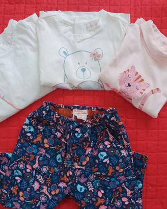 Abbigliamento bimba 6-9-18 mesi