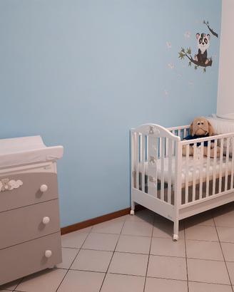 lettino con fasciatoio